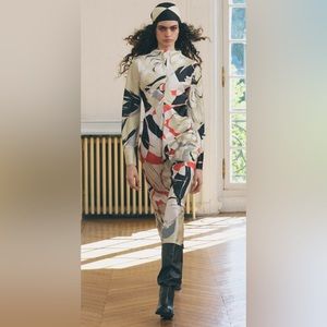 Zara Multicolor Long Sleeve Dress